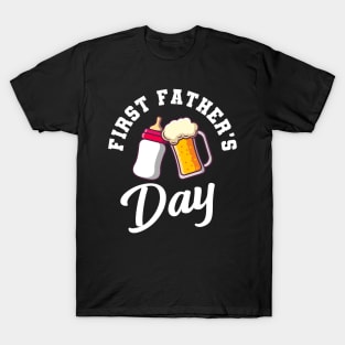 First Father's Day First Dad's Day Gift T-Shirt